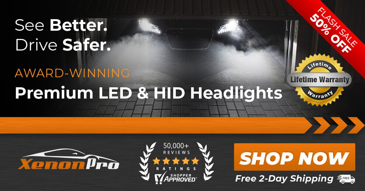 Shop Premium LED Headlights, HID Headlights, and more! - XenonPro.com