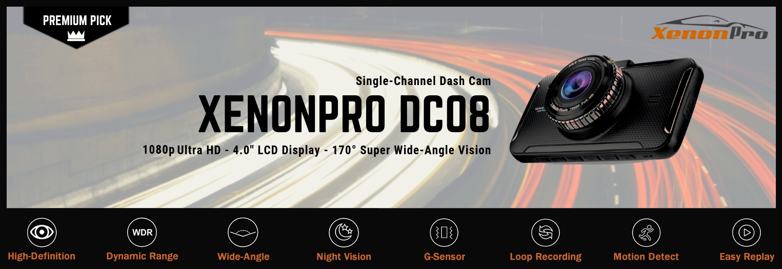 DC08 Dash Cam Features - XenonPro