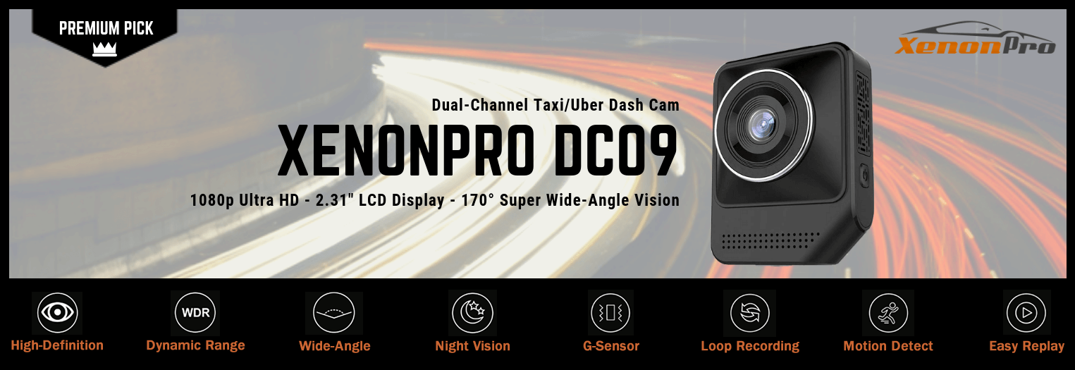 DC09 Dash Cam Features - XenonPro