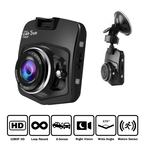 Details about   DASH CAM with 6 LED'S for night vision 2.4" screen 